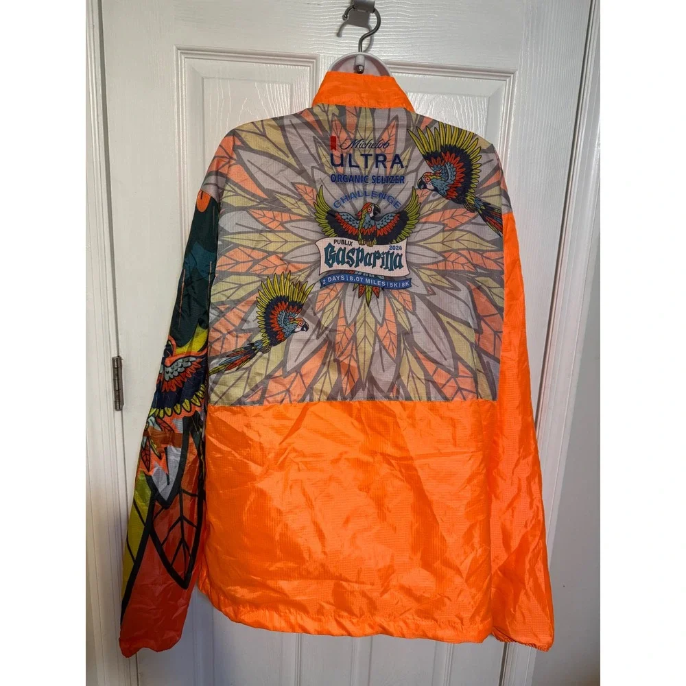 Leslie Jordan Gasparilla 2024 Michelob Ultra Challenge Windbreaker Jacket XL